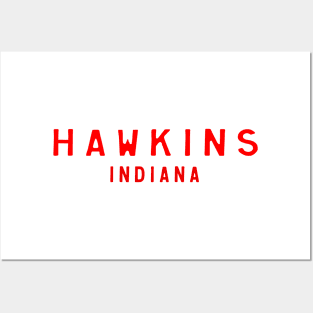 Hawkins Indiana Posters and Art